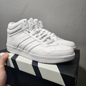 Adidas Hoops 4.0 Mid White Womens Size 7 / Mens Size 6